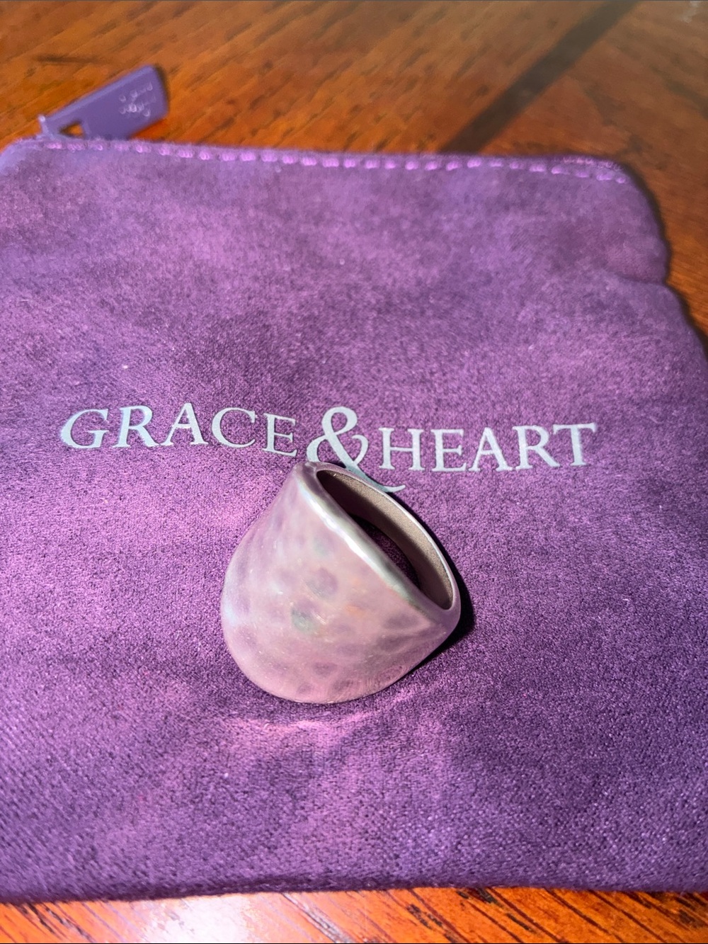 Beautiful Grace & Heart Affirmation Ring